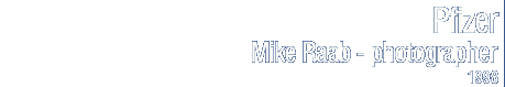 Pfizer - Mike Raab, Photographer (1998)
